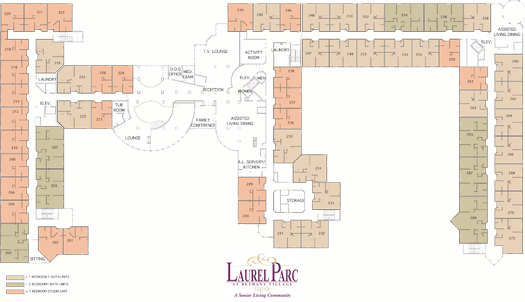 assisted living floorplan