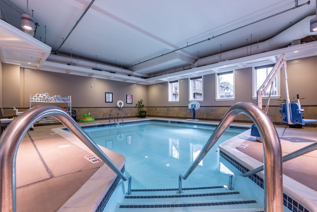 Swimming Pool at Laurel Parc Senior Living in Portland Oregon