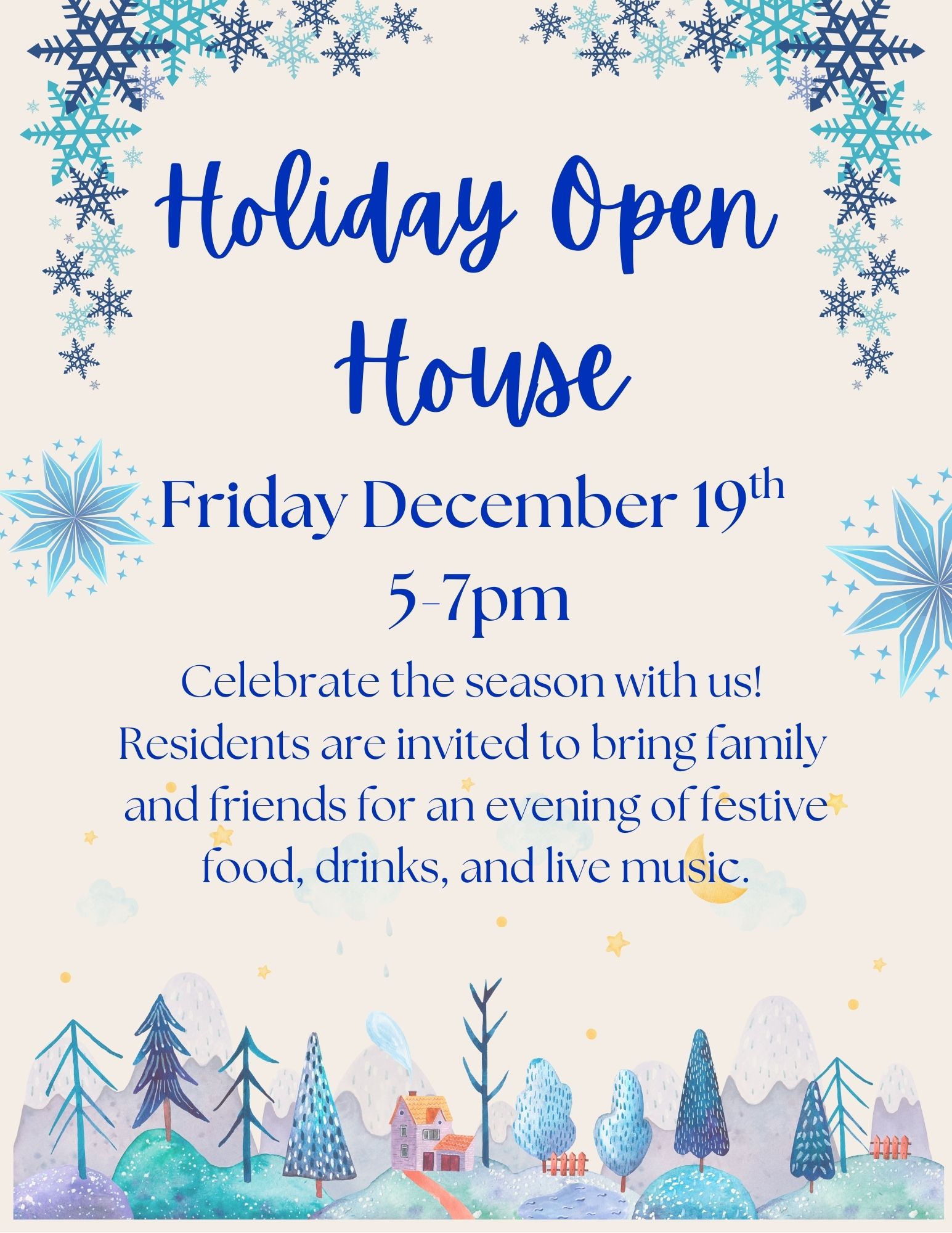 Holiday Open House event at Laurel Parc Senior Living in Portland Oregon
