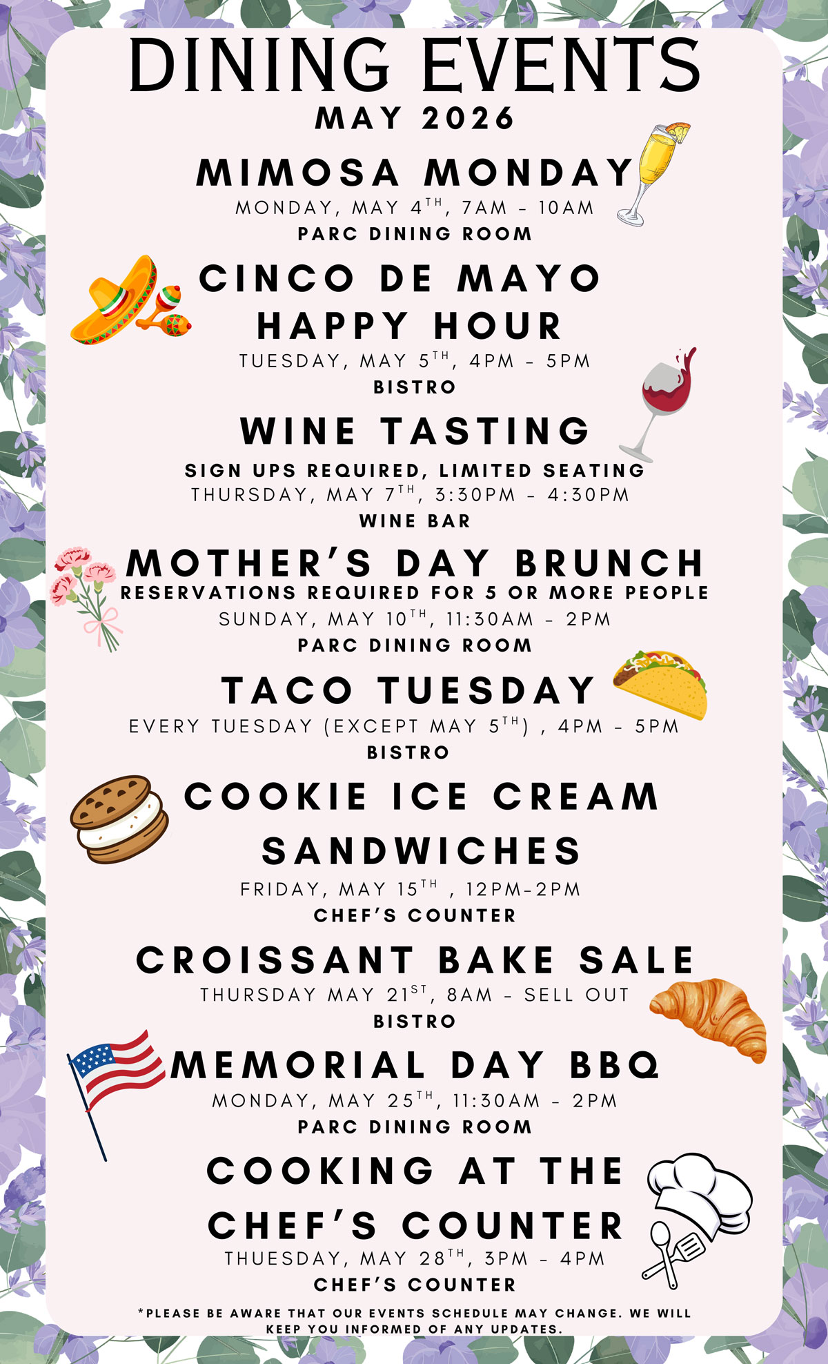 May Events