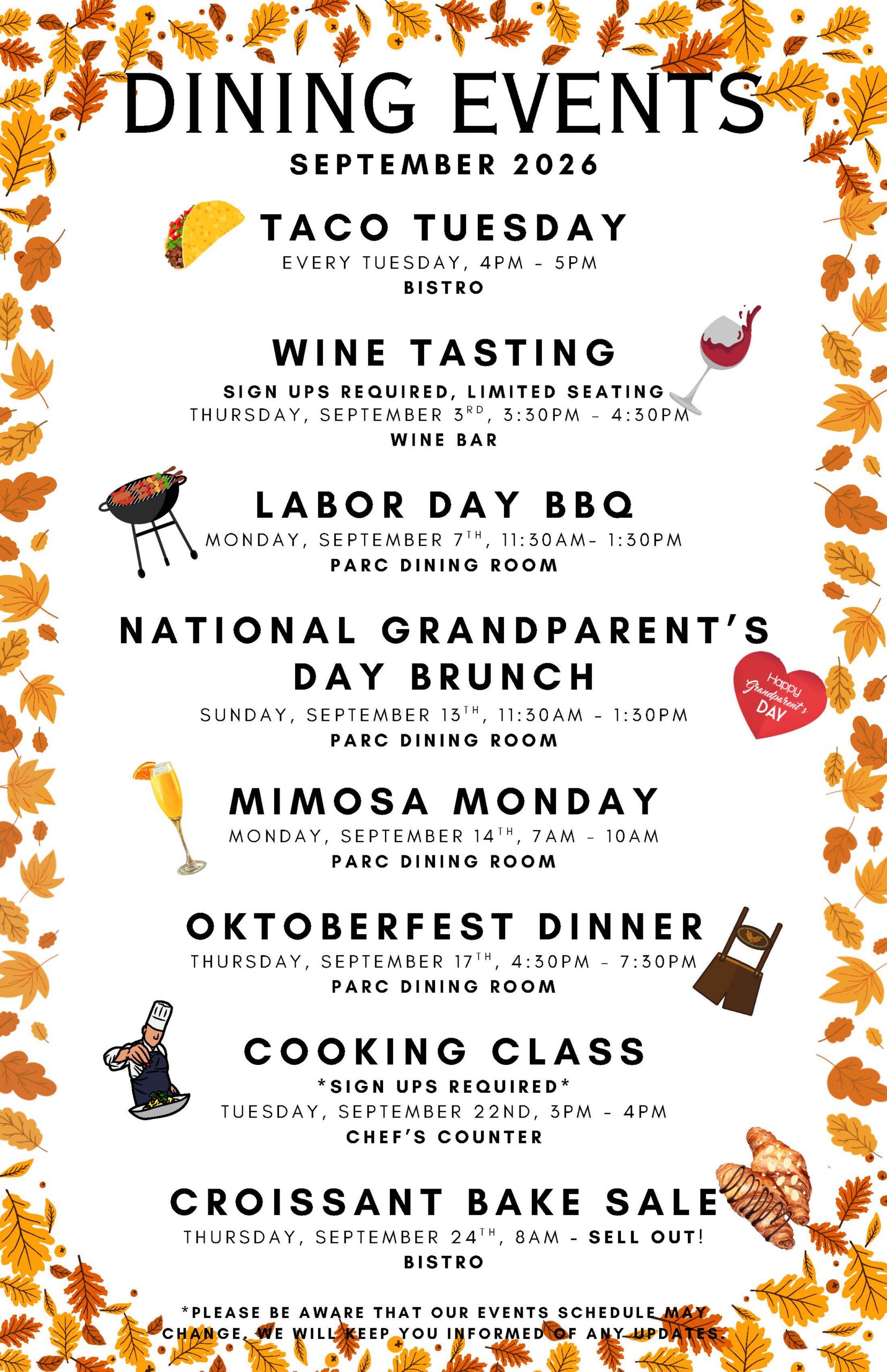 September Dining Events 2026 (11x17)